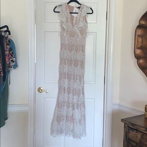 NWT aqua gown